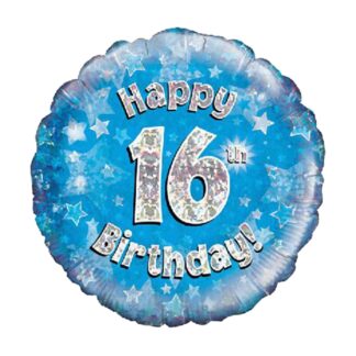 BLUE FOIL BALLOON 16