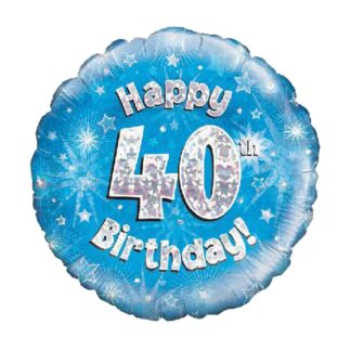 BLUE FOIL BALLOON 40