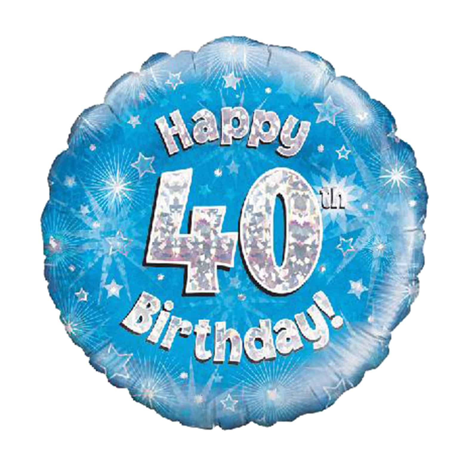 BLUE FOIL BALLOON 40
