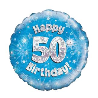BLUE FOIL BALLOON 50