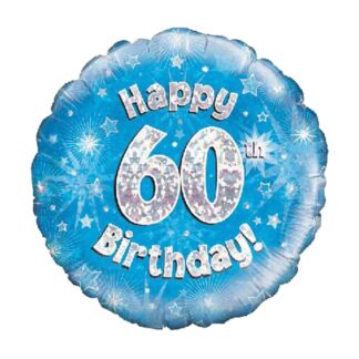 BLUE FOIL BALLOON 60