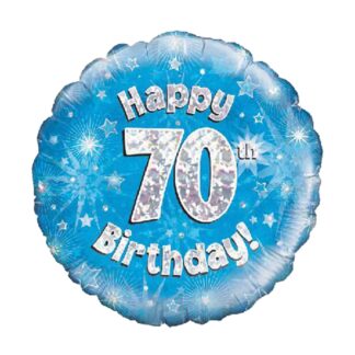 BLUE FOIL BALLOON 70