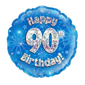 BLUE FOIL BALLOON 90